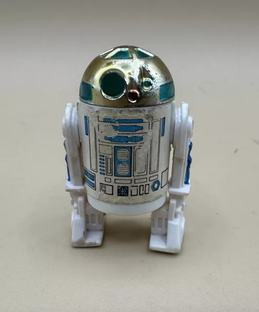 Star Wars R2-D2 Solid Dome Original First 12 Action Figure Vtg 1977 Hong Kong