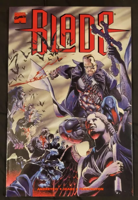 Blade the Vampire Hunter Sins Of The Father Marvel Comics 1998 Bart Sears