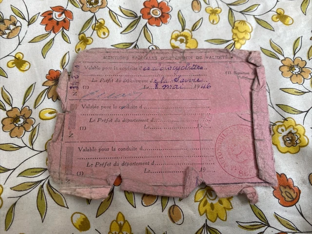 Ancien Bouton De Permis De Pêche Pennsylvanie 1946 - Vintage USA