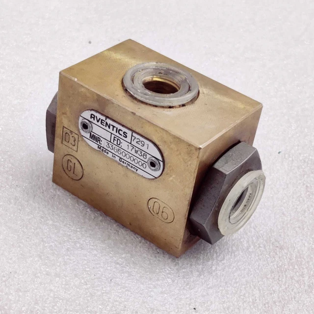 Aventics 3385000000 SHUTTLE VALVE FAST SHIPPING