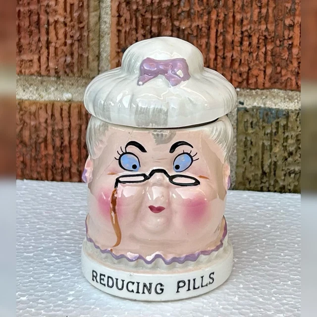 Vintage Midcentury Reducing Pills Canister -  1960 The Shafford Company
