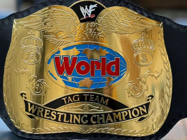 WWF World Tag Team Wrestling Championship Title Belts Brass 2mm Replica Belt