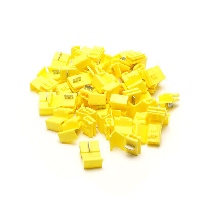 Conector rápido Pack de 50 conectores de cable bifurcado 50 unidades amarillo 4,0-6,0 mm²