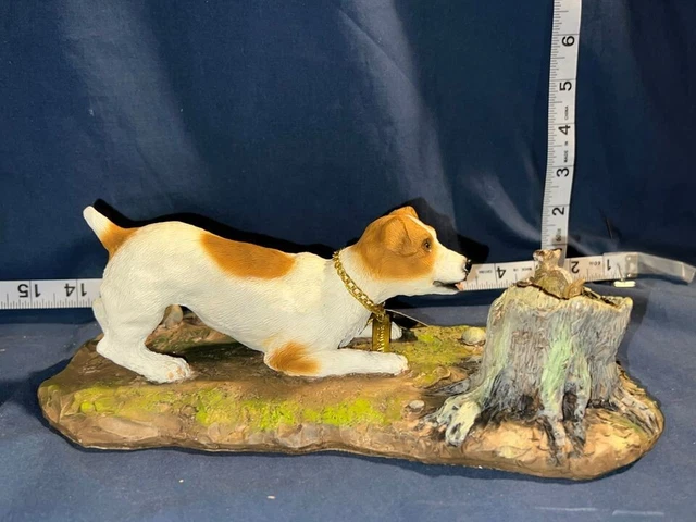 Jack Russell Terrier & Squirrel - Conversation Concepts Large Figurine