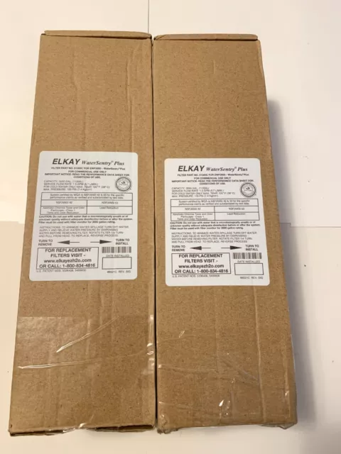 Elkay WaterSentry Plus Filter Cartridge Replacement 51300C For EWF3000 - 2 Pack