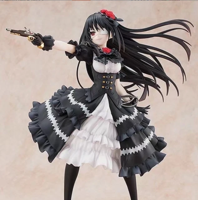 Jiumaocleu Date A Live Figure Statue - Scala 1/7 Gonna Viola Ver Yatogami Tohka Figura Modello Scultura, Anime Figurine Ragazze Figura Desktop Display Fatto a mano da Collezione Regali di compleanno