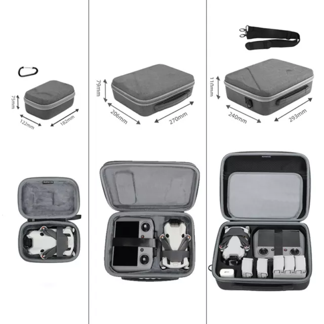 Portable Storage Bag Case For DJI Mini 4 Pro Drone Controller Battery Shockproof