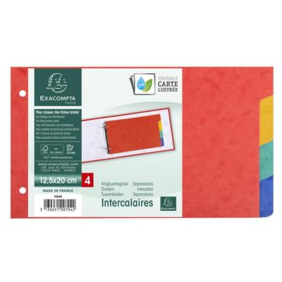 Valrex 3021200 Lot de 25 Intercalaires A6 portrait 