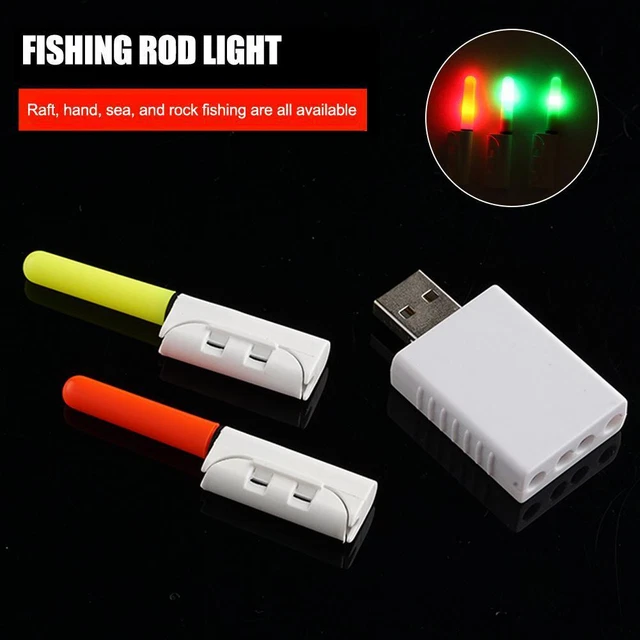 Lot De 6 Lampes De Pêche Sous-marines LED Clignotantes étanches - 11,9 Cm Et 17 Cm - Vert, Bleu, Coloré