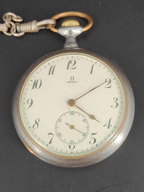 Ancienne Montre à Gousset / Horloge De Bord - Bronze - Diamètre 5.2 Cm - Vintage