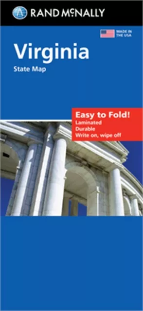 Rand McNally Easy to Fold: Virginia State Laminated Map (Paperback or Softback)