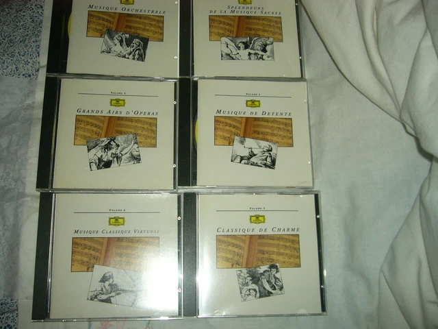 DEUTSCHE GRAMMOPHON - 100 chefs-d'oeuvre de la musique classique- 6 CD