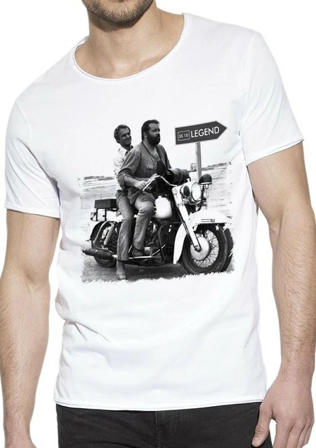 T-Shirt Bud e Terence Legend Uomo Abbigliamento 100% Cotone Taglia dalla S a XXL 2