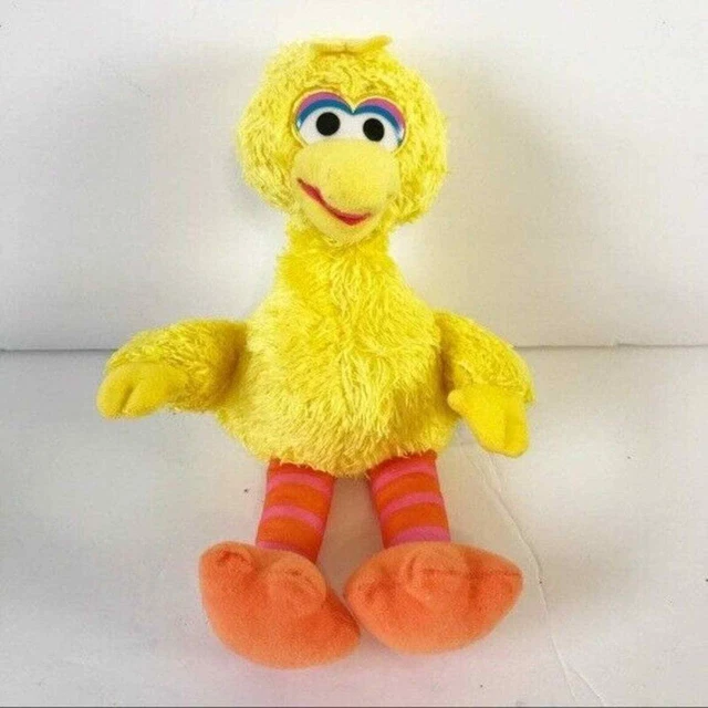 SESAME STREET MINI Plush Big Bird Doll 9 inch HASBRO Toy for Toddlers