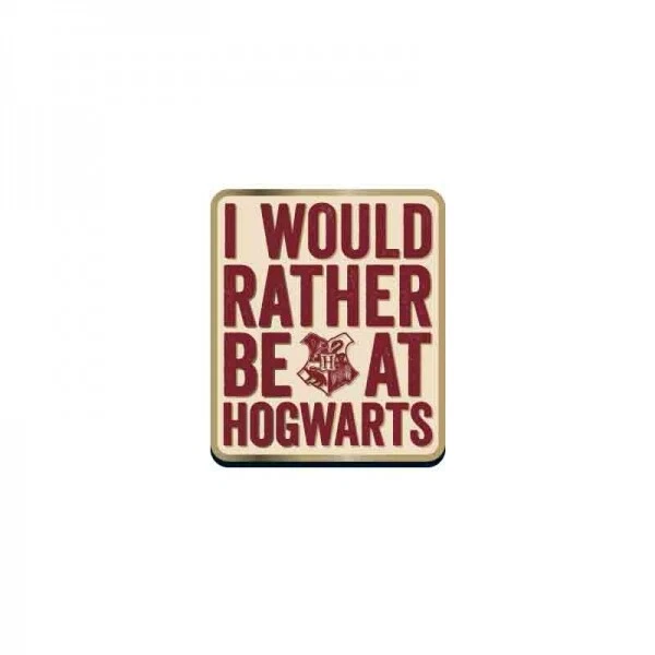 Spilla Di Harry Potter Hogwarts - Colore Argento - Prodotto Ufficiale Con Licenza