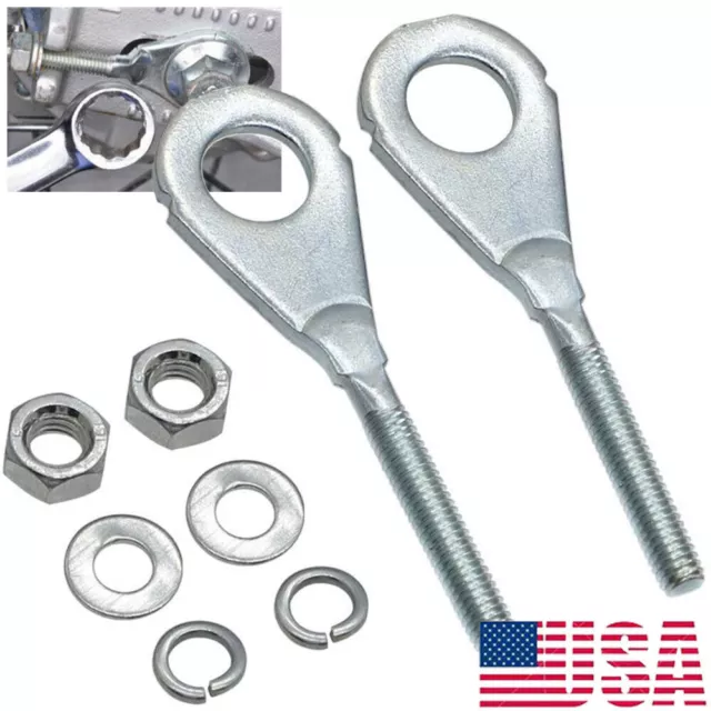2x Rear Chain Adjuster Tensioner For Honda Honda CRF70F CRF80F CRF100F 04-09