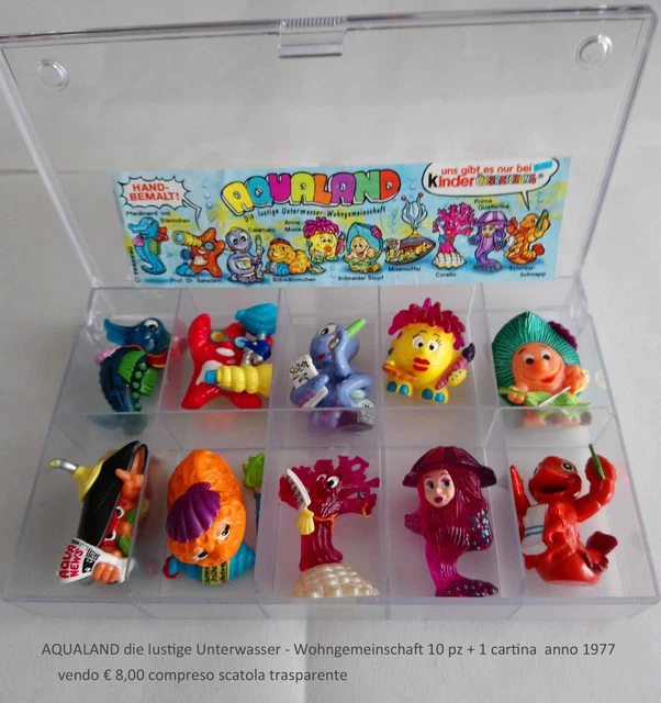 kinder sorpresa serie tedesca "Aqualand"