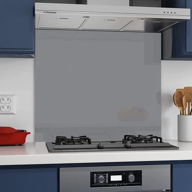 Splashback de vidrio templado para vidrio endurecido de cocina resistente al calor Splashbacks