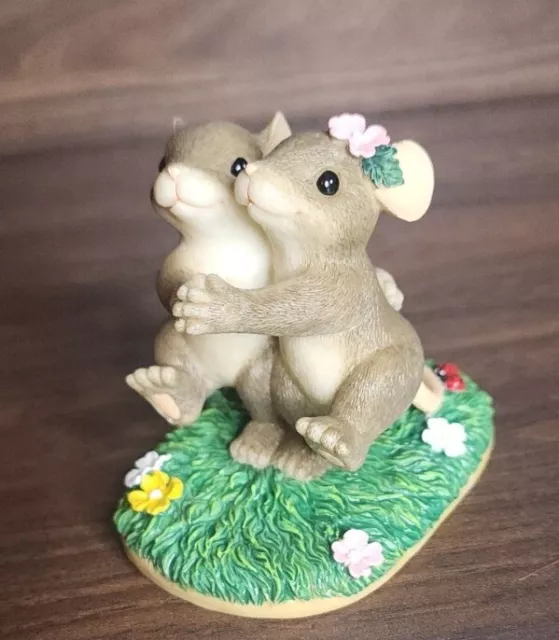 Fitz & Floyd F&F Charming Tails It Takes Two To Tango mice couple figurine