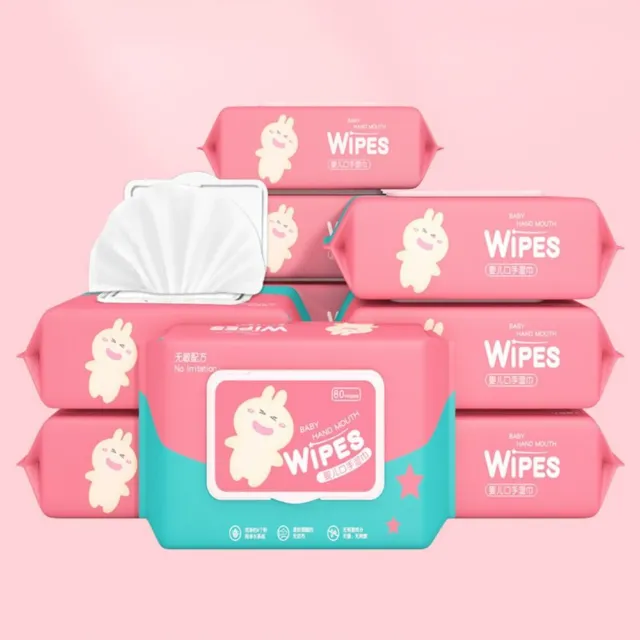 Fragrance Free Baby Wet Tissue Unscented Tissue Basah Non Alcohol Baby Wipes