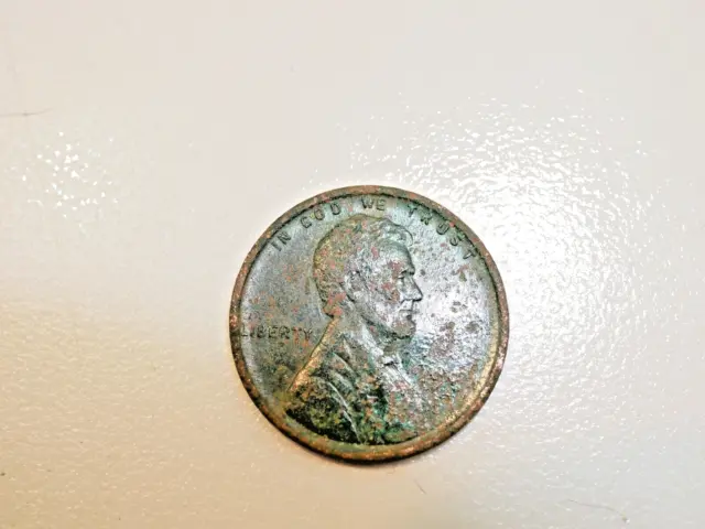 BELIEVED TO BE   1909-S VDB   Wheat Penny  " SMALL CENT / COIN " in bad shape