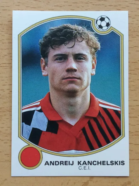 🔥 KANCHELSKIS 🇷🇺 Manchester United #195 Panini 1992 1993 Liga retro Sticker