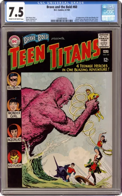 Brave and the Bold #60 CGC 7.5 1965 1264854009 2nd app. Teen Titans