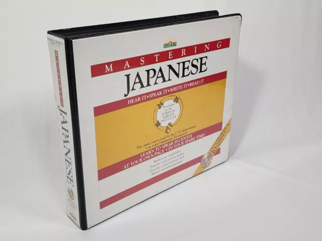 Barron's Mastering Japanese 10 CDs & Book Part 1 Foreign Service Institute