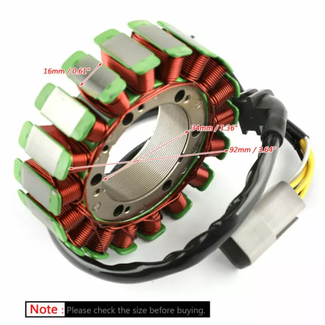 Alternateur Stator Pour Can-Am Quest 500 650 4x4 02-04 Bombardier 420296325 A P1 2