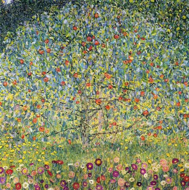 Apple Tree by Gustav Klimt Giclee Fine Art Print Reproduction on Canvas