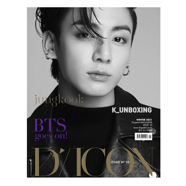 BTS DICON VOL.10 goes on photobook JUNGKOOK Edition magazine Full set