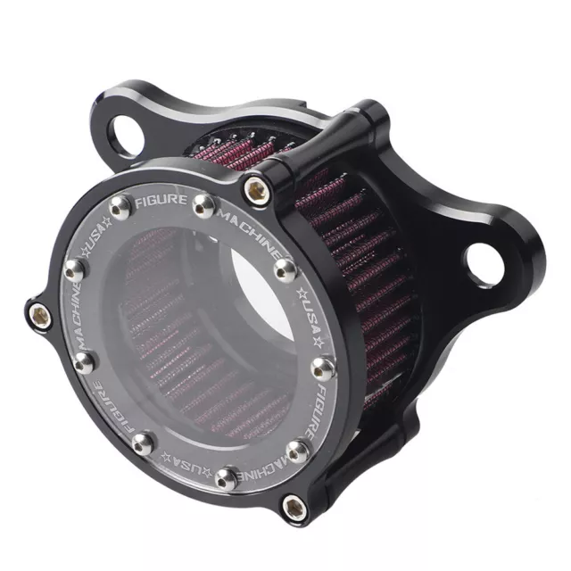 Luftfilter Air Cleaner Filter Ansaugfilter Für Harley Davidson Sportster Schwarz 2