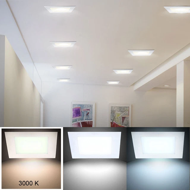Panneau LED Slim 120x30cm 44W B·LED BARCELONA - Blanc Froid 6000K, UGR19, Encastrable Plafond, IP20
