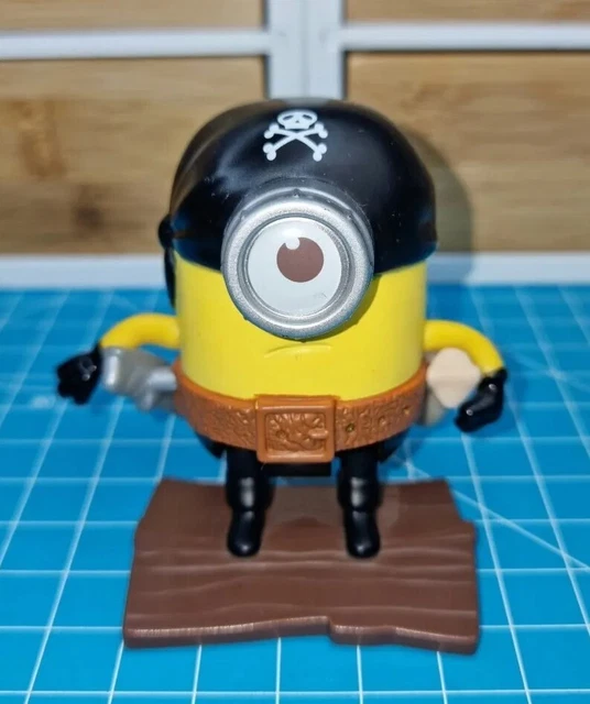 Figurine McDonald's Les Minions - Minion Pirate 2015 - Très Bon État Occasion