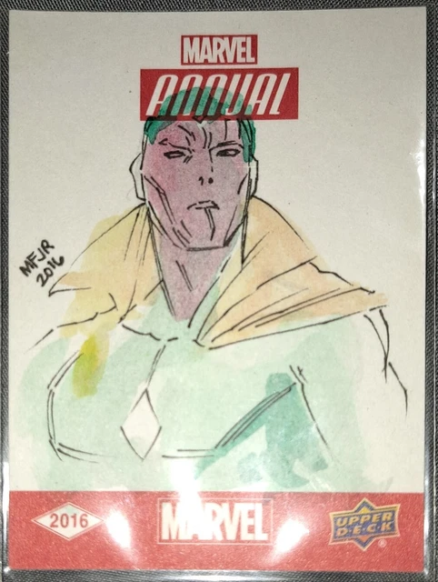 2016 Marvel Annual Sketch Card By Mariano Fadrilan Jr