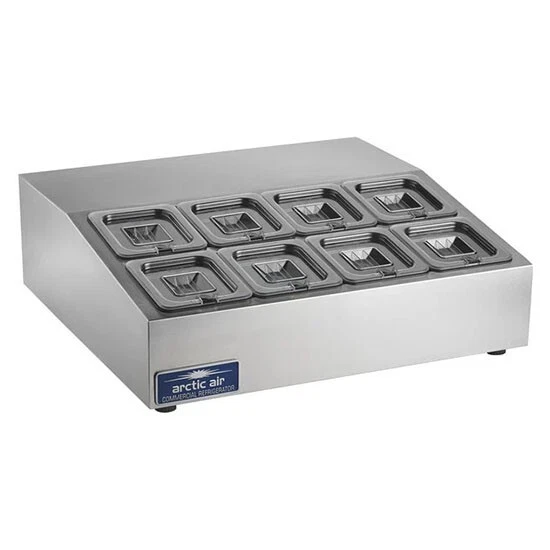Arctic Air ACP8SQ Compact Refrigerated Countertop Pan Rail