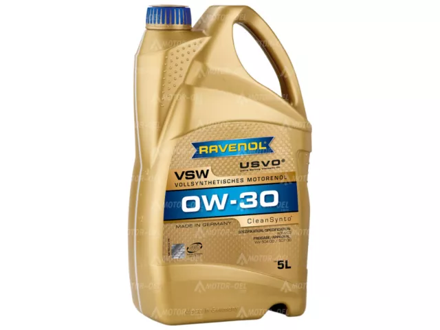 5 Liter RAVENOL VSW SAE 0W-30 Longlife III  Motoröl Made Germany