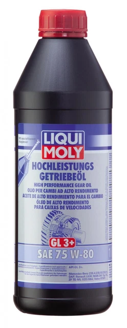1L HUILE BOITE VITESSE LIQUI MOLY GL3+ 75W-80 HONDA CIVIC VIII Hatchback (FN, FK