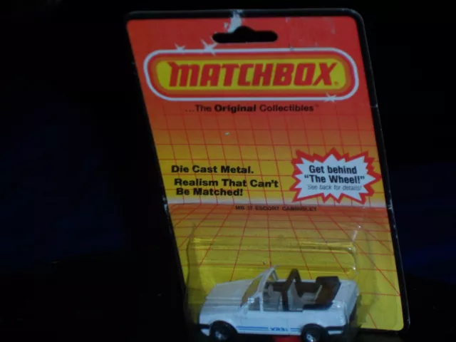 Matchbox Ford Escort XR3 i Cabrio    Prio-Karton  ( + Mehrkaufrabatt )