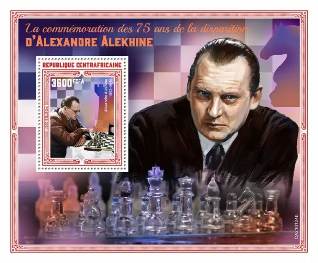 Guinea-Bissau - 2021 Chess Champ Anatoly Karpov - Stamp Souvenir