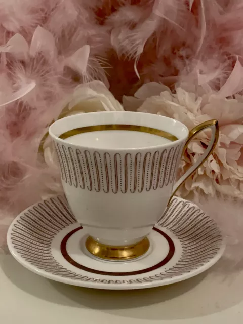 Royal Albert Capri Coffee Cup Saucer   Lovely