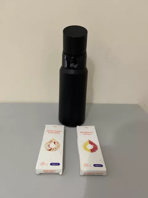 Air Up Steel Bottle “Pitch Black” 850ML - With 6 Sealed Flavour Pods