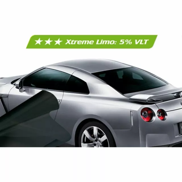Film Homologué Verre Voiture Store Limo 5% Nexus 300x76 CM Noir