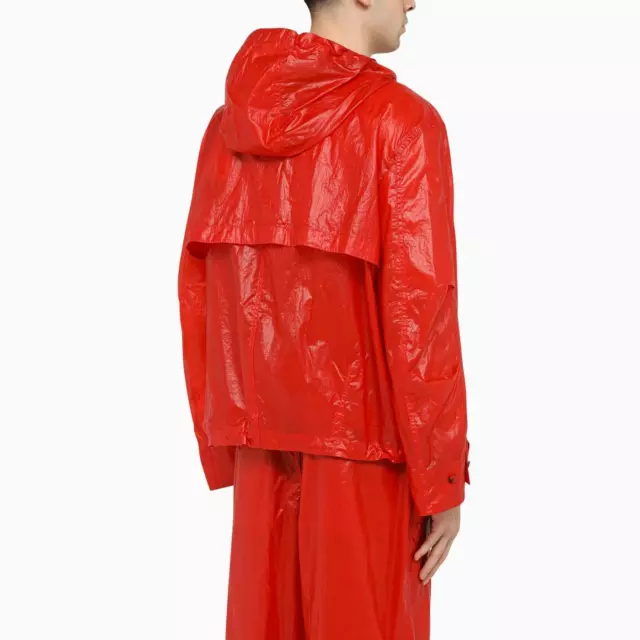 FERRAGAMO LIGHTWEIGHT RED Nylon Jacket $929.41 - PicClick