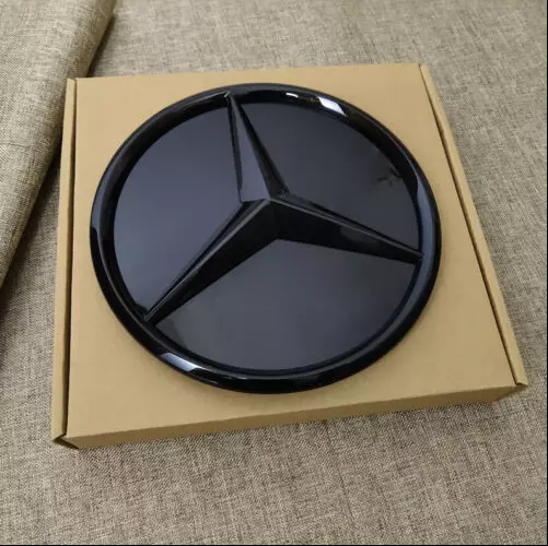 Grill Schwar Logo Neu Spiegel Stern Emblem Für Mercedes-Benz 2019-2023 W177 W205