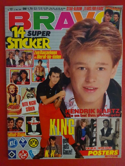 ORIG BRAVO AUSGABE NR.13 1985 / Hendrik Martz - Alphaville - King