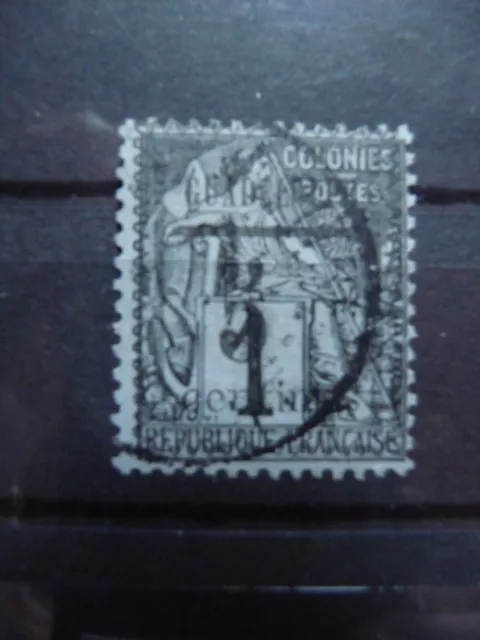 France Colonies Guadeloupe 1 Timbre 1889 N° 6