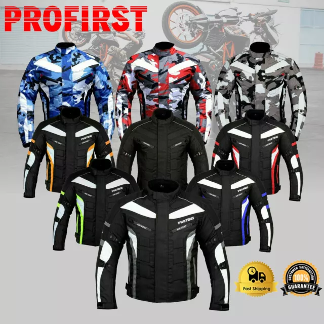 Profirst's Motorbike Motorcycle Waterproof Cordura Textile Jackets Cordura Armor