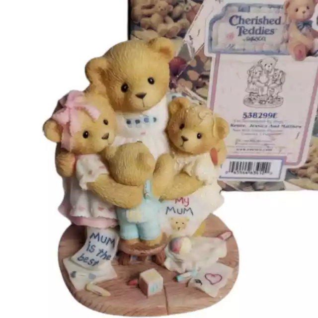 Cherished Teddies Katie, Renee, Jessica European Edition Mum Figurine 538299E