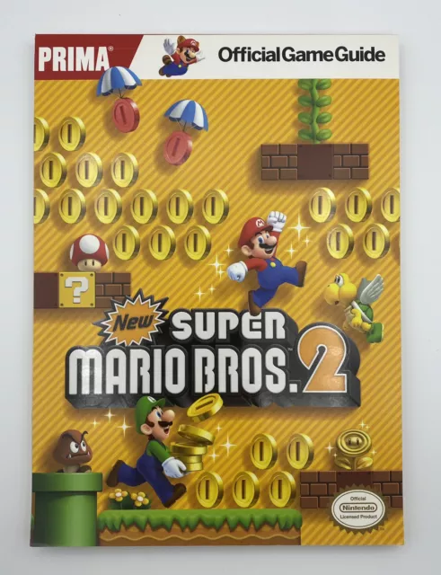 New Super Mario Bros 2 Official Prima Game Guide Nintendo Strategy Book 📖